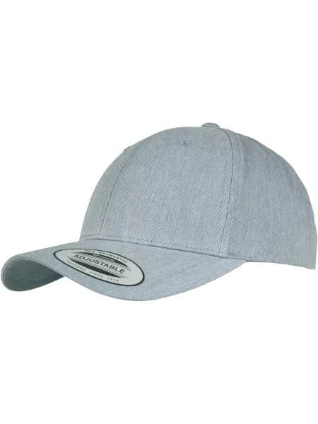 Класическа шапка с козирки Flexfit сиво