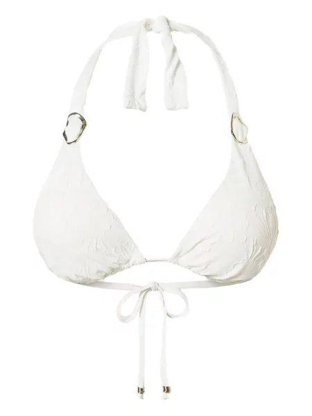 Bikini Twinset z dekoltem halter biały