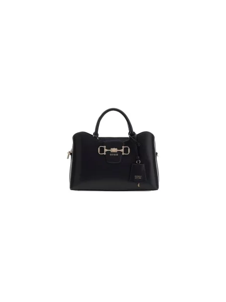 Guess torebka tote z imitacji skóry JANIE czarna