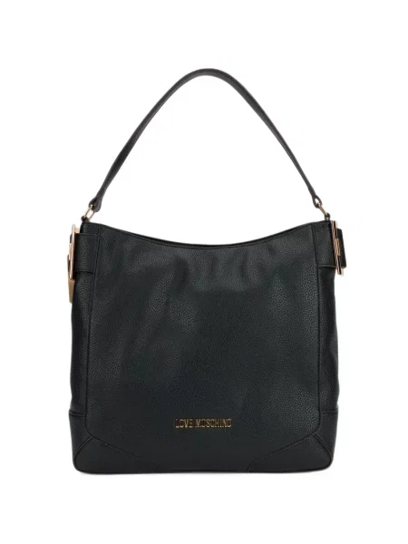Geantă Love Moschino cu autograf negru