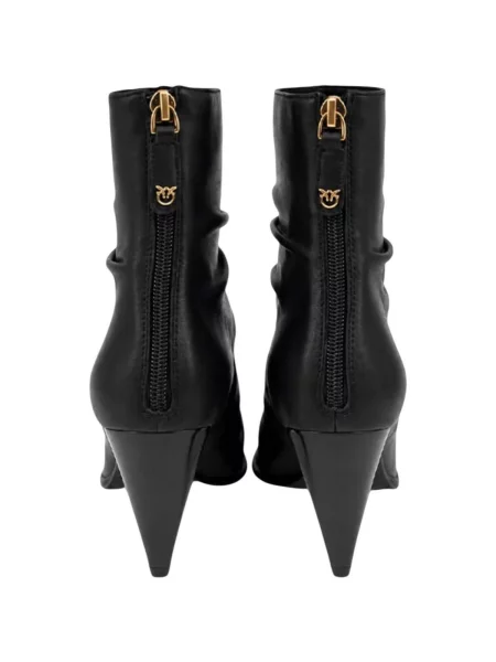 Pinko De piele botine cu Vane 02 negru