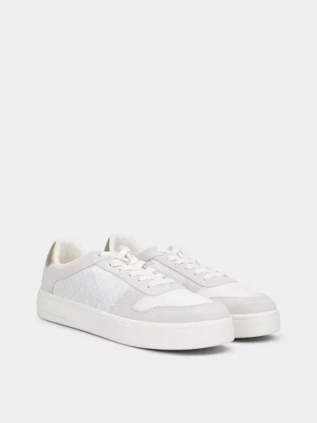 Кожаные кеды Armani Exchange белые