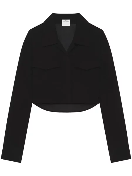 Koszula Courreges o krotszym kroju czarna