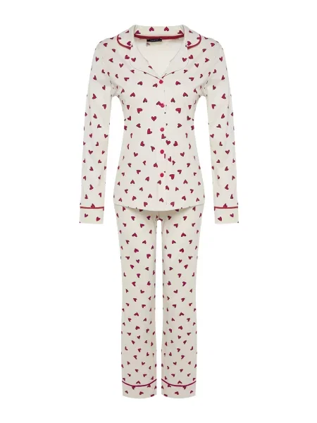 Pijama pantaloni Trendyol negru