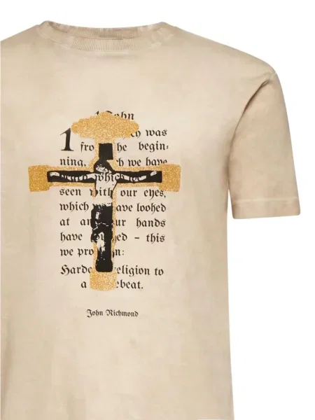 Grafic tricou John Richmond cu imagine