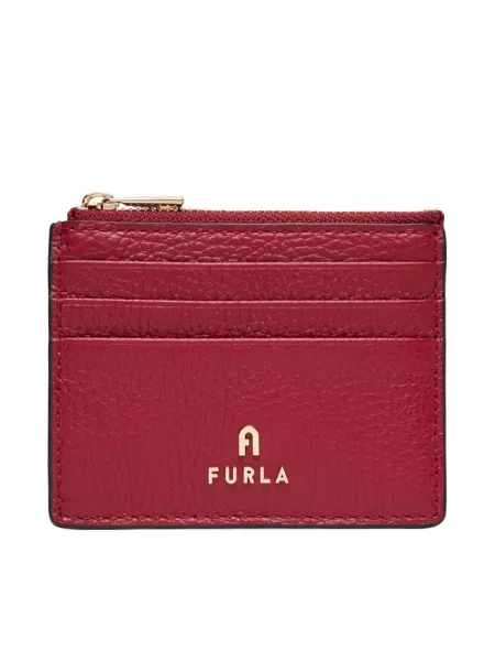 Furla Etui na karty kredytowe Camelia Bordowy czerwony