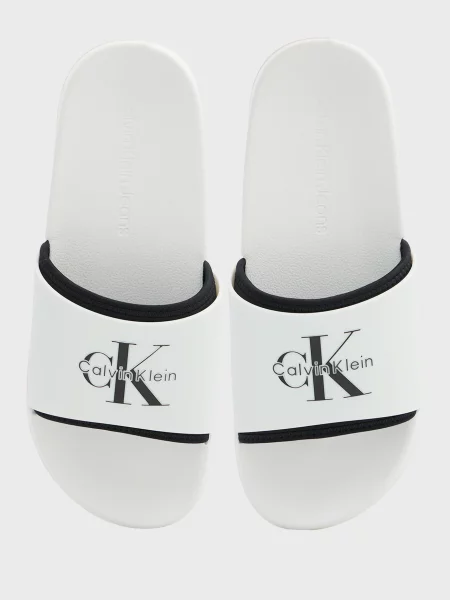 Неопреновые шлепанцы Calvin Klein белые