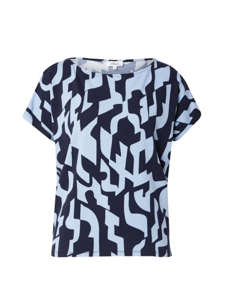 S.Oliver Majica marine / svetlo modra