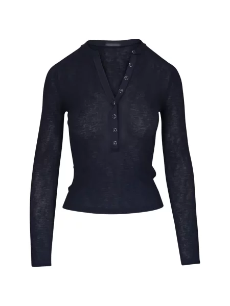 Top Veronica Beard tricotate albastru