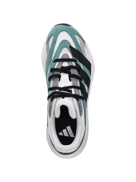 Pantaloni Adidas tricotate cu autograf alergare albastru