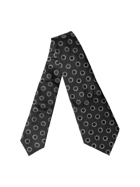 Krawat Dolce And Gabbana w grochy żakardowy