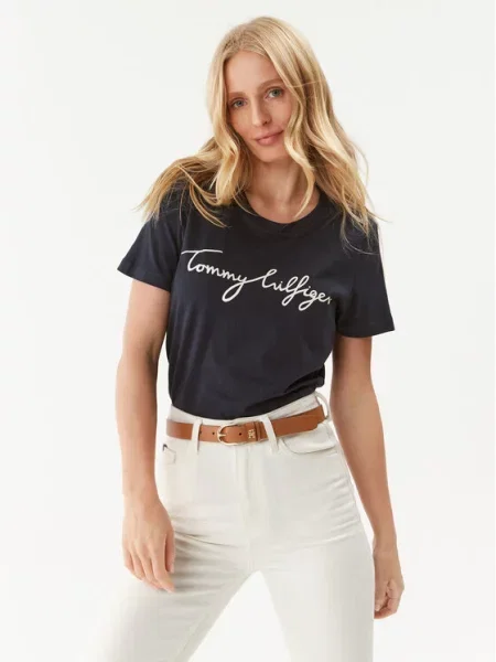T-Shirt Tommy Hilfiger μπλε