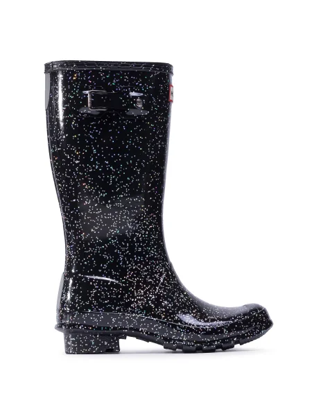 Гумени ботуши Hunter Org Kids Giant Glitter Boots черен