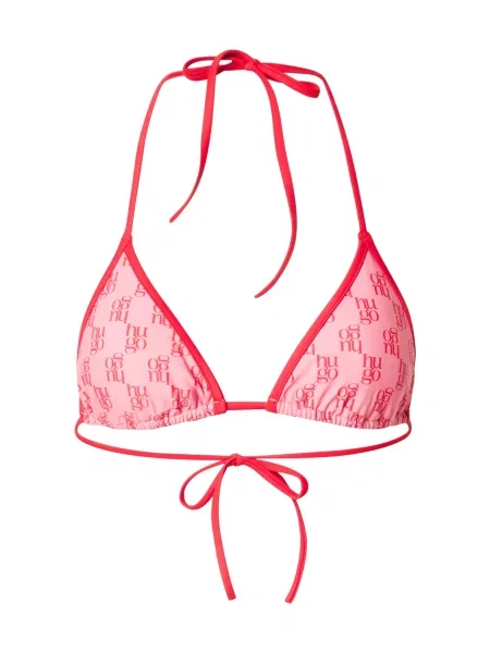 HUGO Bikini zgornji del MONOGRAM' roza