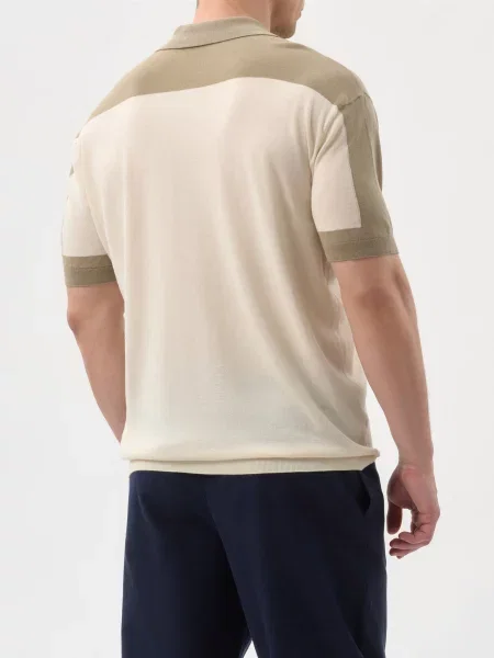 Поло Armani Exchange бежевое