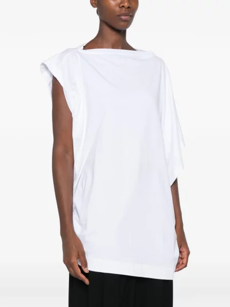 Tricou Vivienne Westwood drapate alb