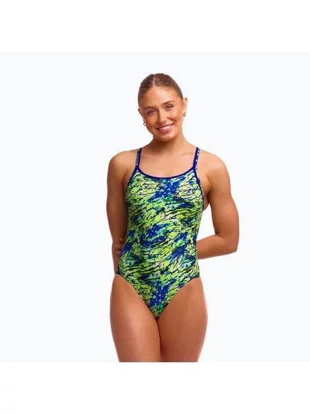 Costum de baie întreg pentru femei Funkita Diamond Back One pieces scaled back