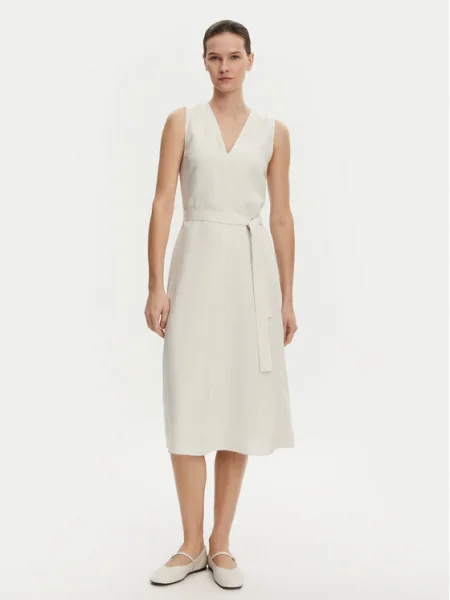 Calvin Klein Лятна рокля бежов
