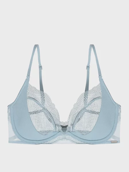 Без підкладки бюстгальтер Calvin Klein сірий