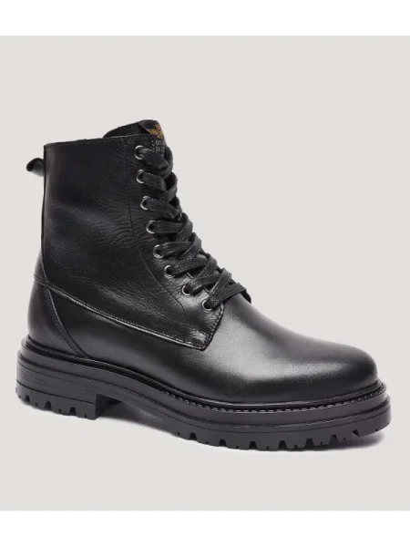 Aeronautica Militare De piele botine negru