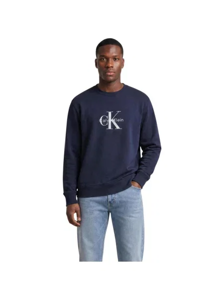 Mikina Calvin Klein Jeans modrá