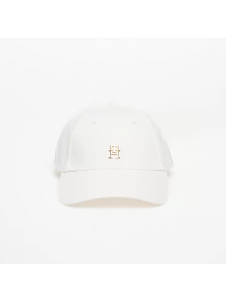 Tommy Hilfiger Czapka z daszkiem Th Elevated Chic Cap biały