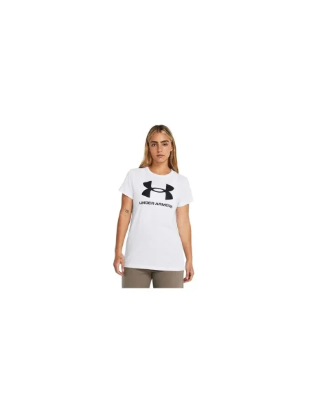 Tricou Under Armour cu autograf alb