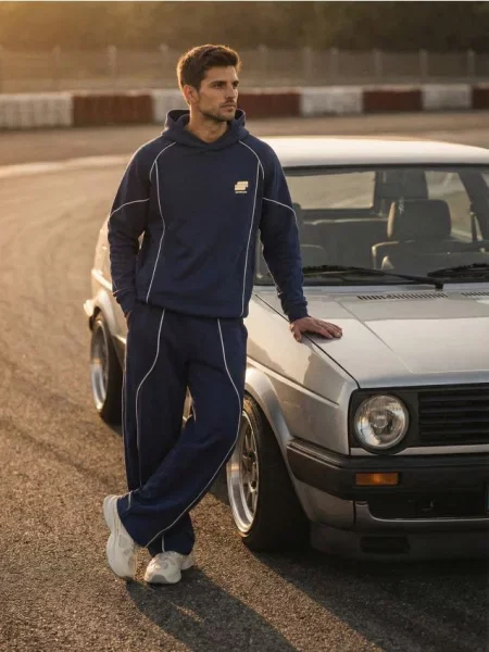 Sinsay Spodnie wide leg z kontrastową lamówką szary