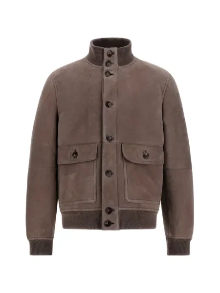 Geanta de piele Herno maro