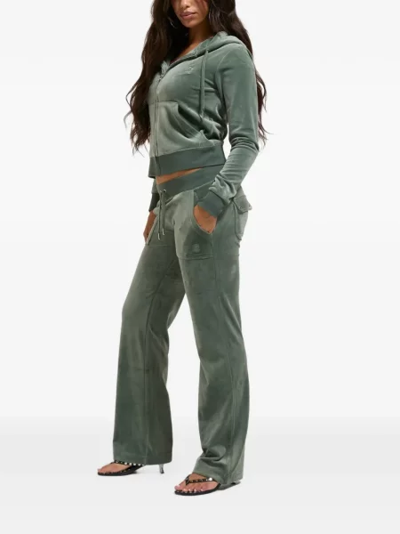 Pantaloni Juicy Couture alergare verde