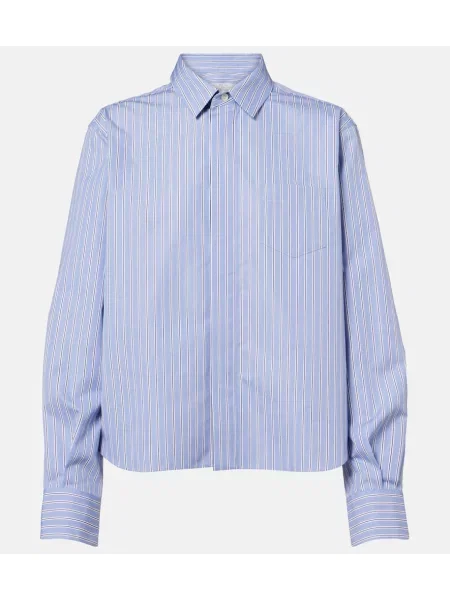 Cămașă Sacai din poplin albastru