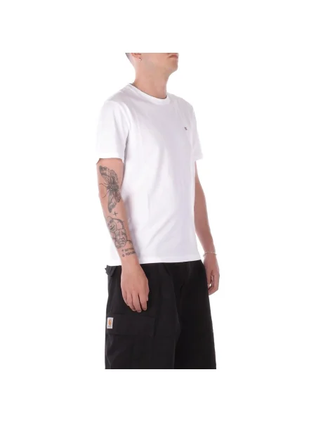 Pánske tričko Napapijri Salis brightwhite biela