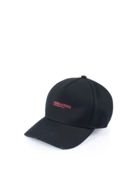 Czapka z daszkiem Dsquared2 czarna