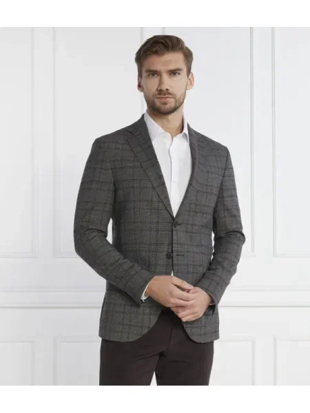 Joop! De lână sacou Dash | Extra slim fit gri