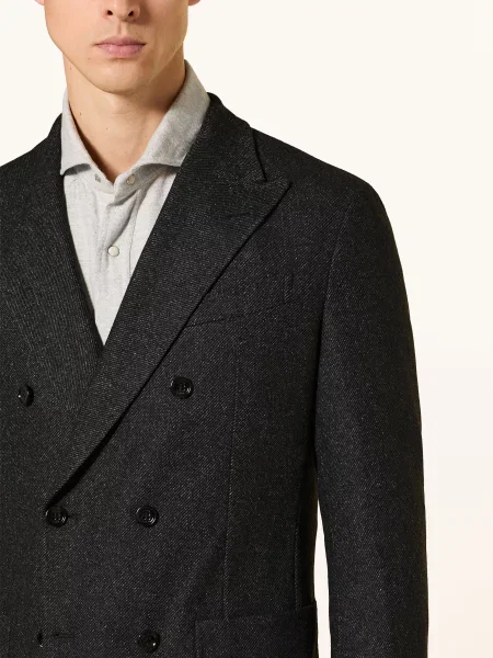 Windsor. Sako Salino Extra Slim Fit tmavě / světle šedá