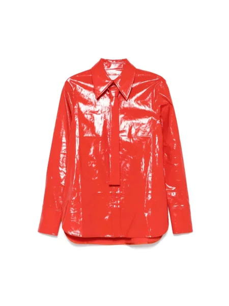 Koszula Jil Sander czerwona