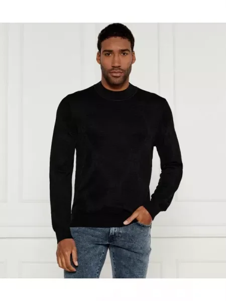 HUGO Pulover Sylor negru
