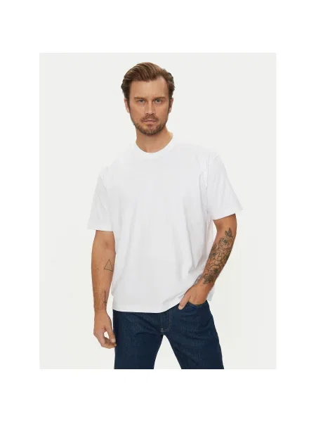 Guess Jeans Póló Regular Fit fehér