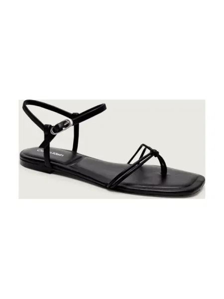 Calvin Klein Sandale cu adaos de piele negru
