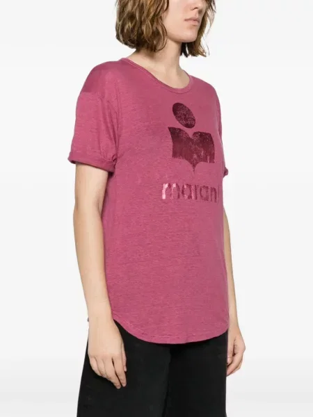 Tricou Isabel Marant cu imagine roz
