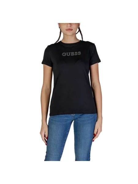 T-shirt GUESS Briana Ss T-Shirt Jet Black S czarna