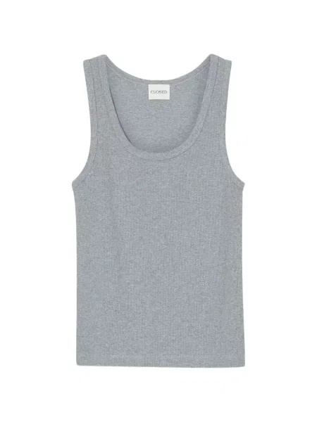 Vestă Closed cu nervuri gri