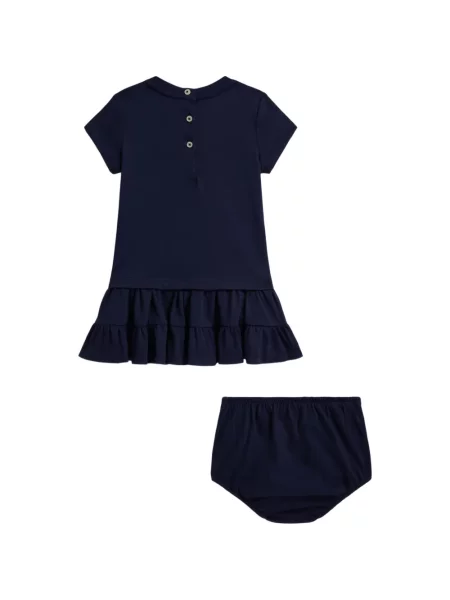 Sukienka dziecięca Polo Ralph Lauren niebieska