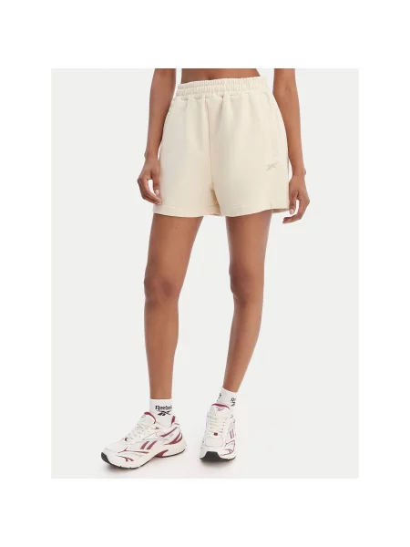 Reebok Sportske kratke hlače Reebok x Ewa Chodakowska Regular Fit bež