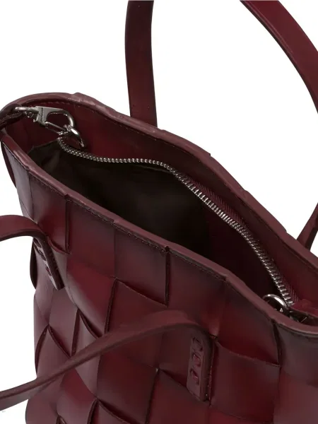 Geantă shopper Dragon Diffusion din piele roșu