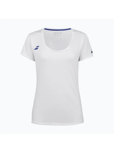 Tricou pentru copii Babolat Play Cap Sleeve Top Jr white/white alb