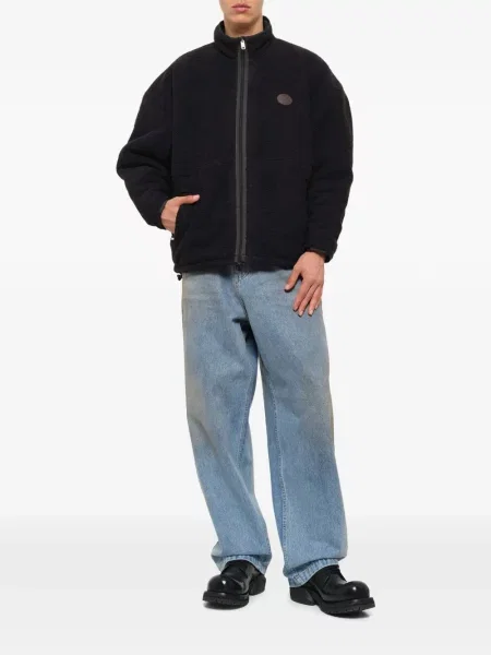 Geacă Willy Chavarria din fleece negru