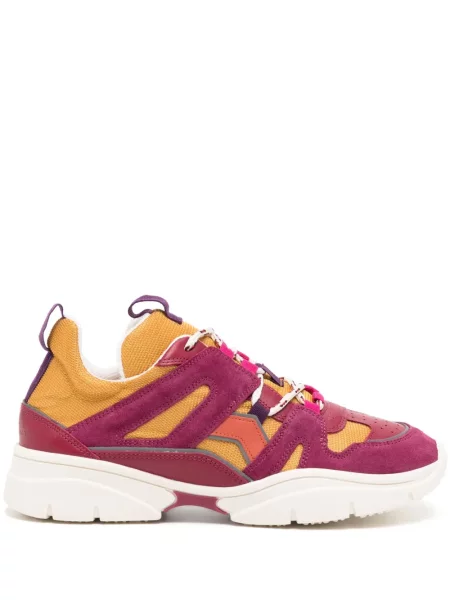 Sneakerși Isabel Marant din piele violet