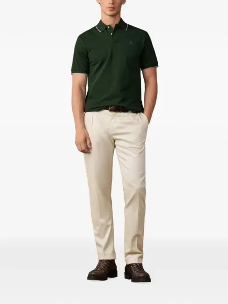 Scurt tricou polo Hackett London verde