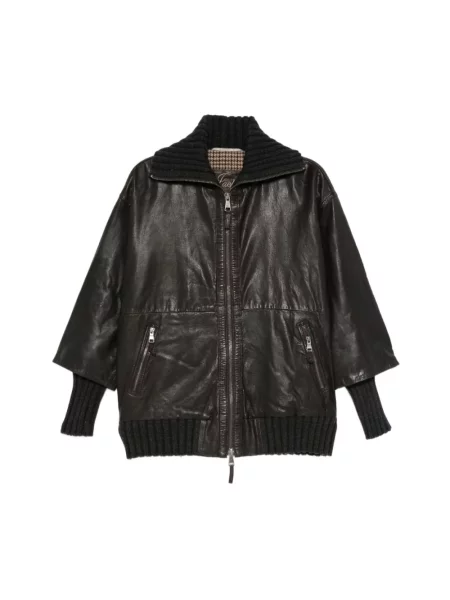 Kurtka skórzana The Jack Leathers brązowa